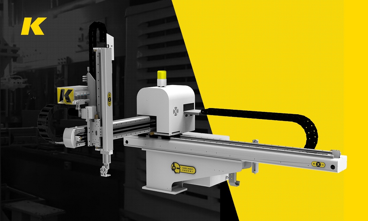 三軸伺服單臂雙截機械手 